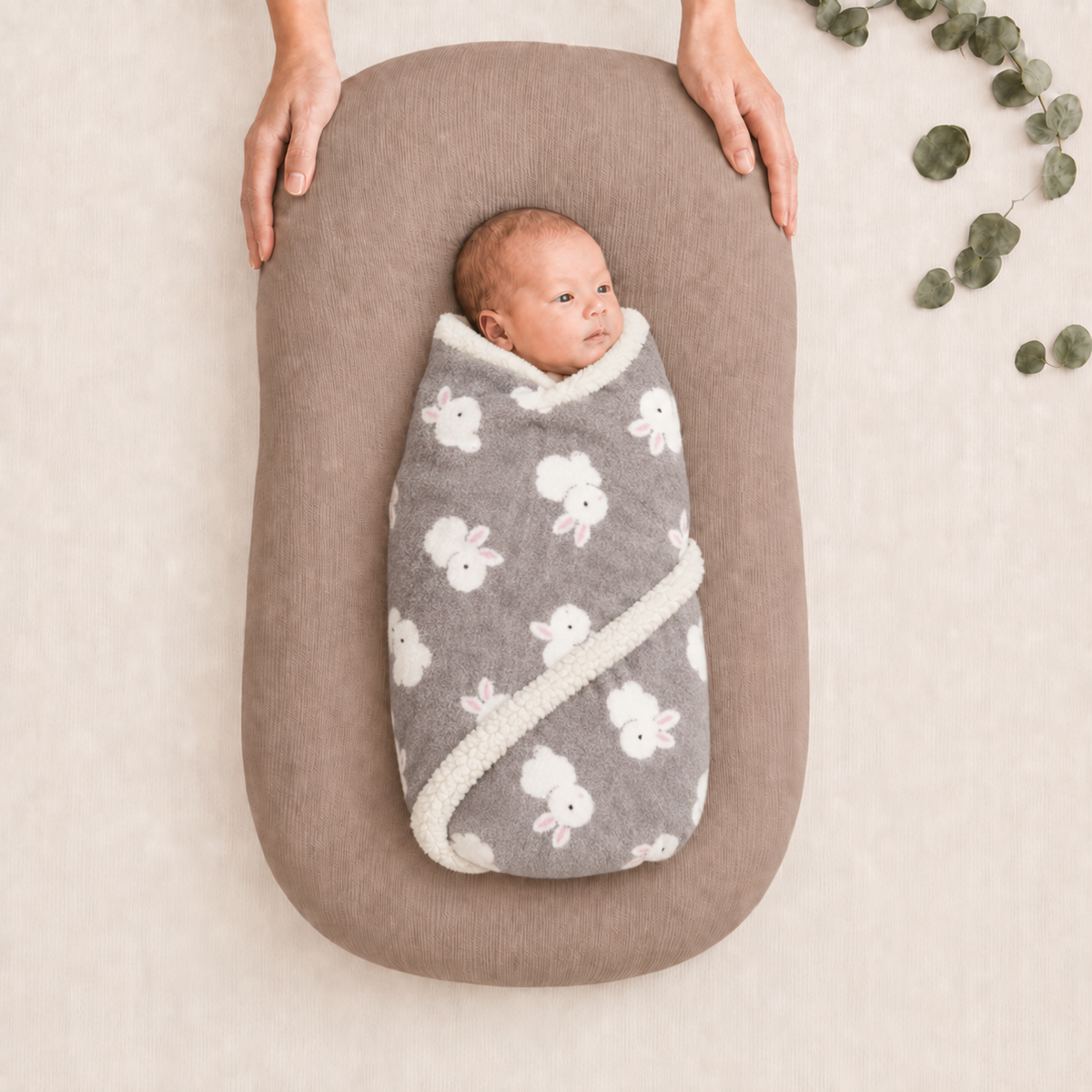 Baby Hand-Knitted Warm Quilt Swaddle Blanket