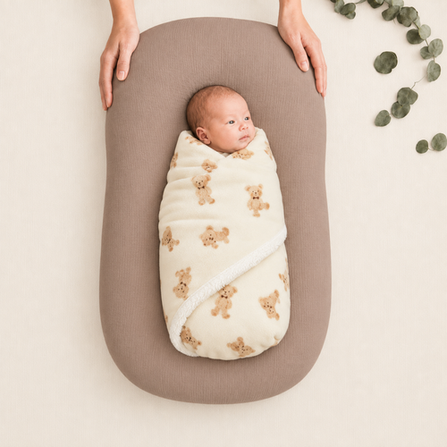 Baby Hand-Knitted Warm Quilt Swaddle Blanket