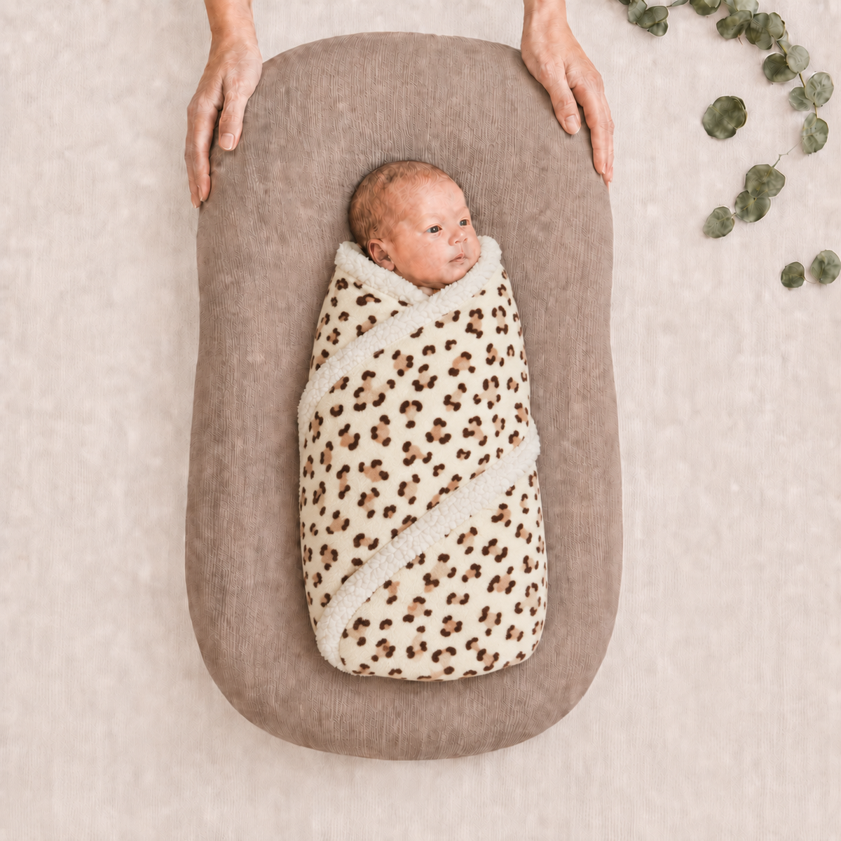 Baby Hand-Knitted Warm Quilt Swaddle Blanket